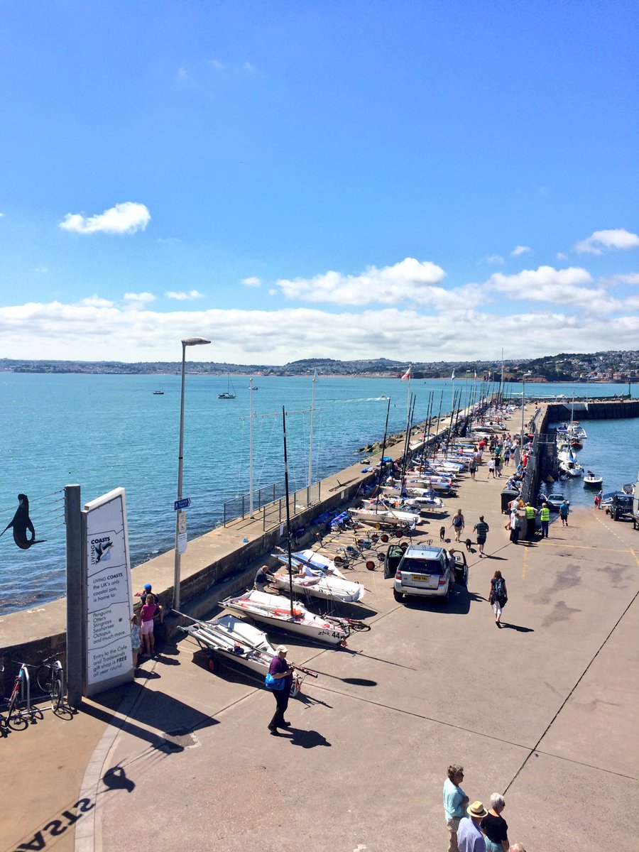 Champagne sailing conditions at the 29er Zhik UK Nationals!#champagnesailing @RoyalTorbayYC  <a href="/29erUK/">UK 29er Class</a>