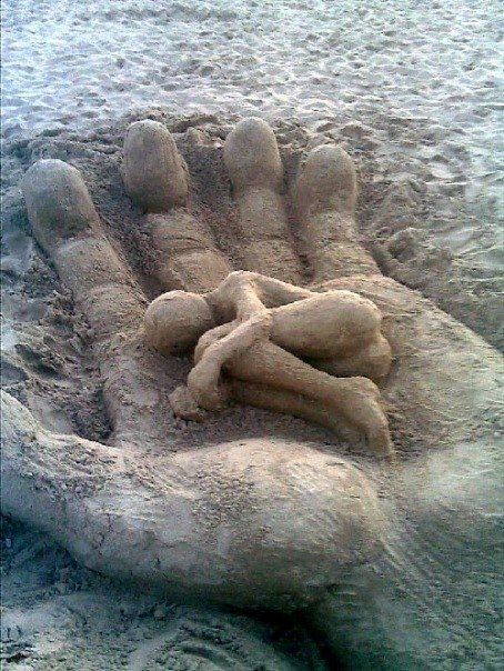 "He's got the whole world in His Hands."