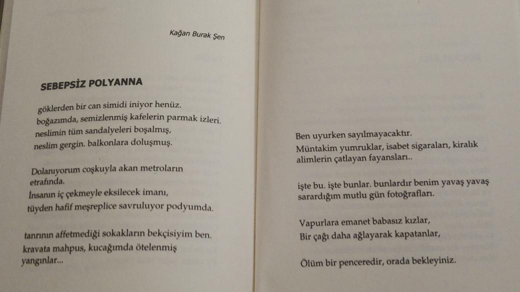 Vapurlara emanet babasız kızlar, Bir çağı daha ağlayarak kapatanlar, ölüm bir penceredir, orada bekleyiniz.
K. Burak