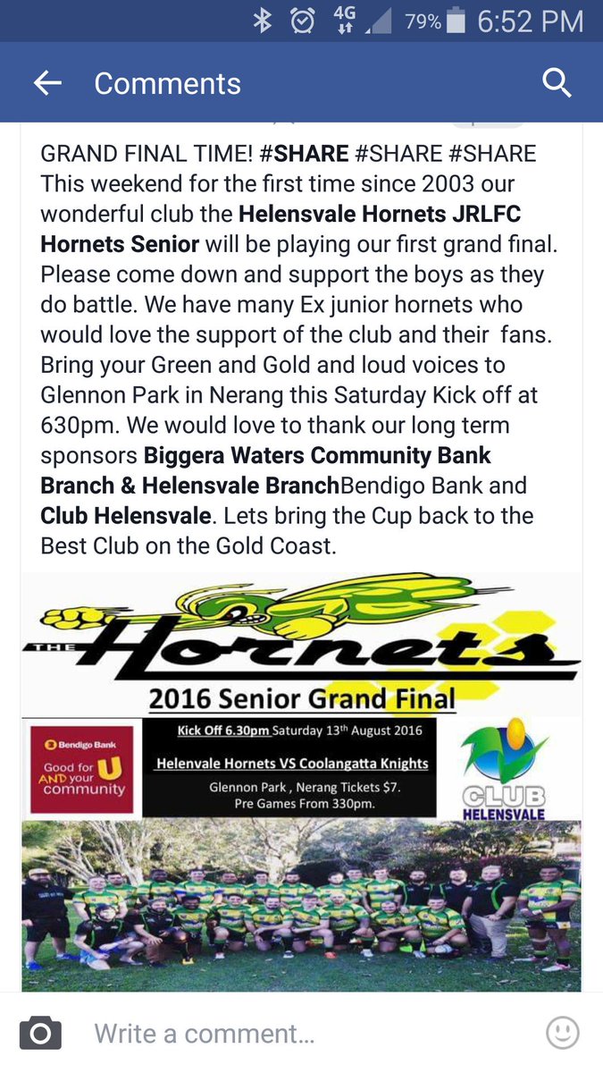 ADAMFLIER's tweet image. @JarrydHayne can we get a retweet for the moghty #helensvalehornets2016 first GF since 2003 #HH #RIPJOS #FIJ