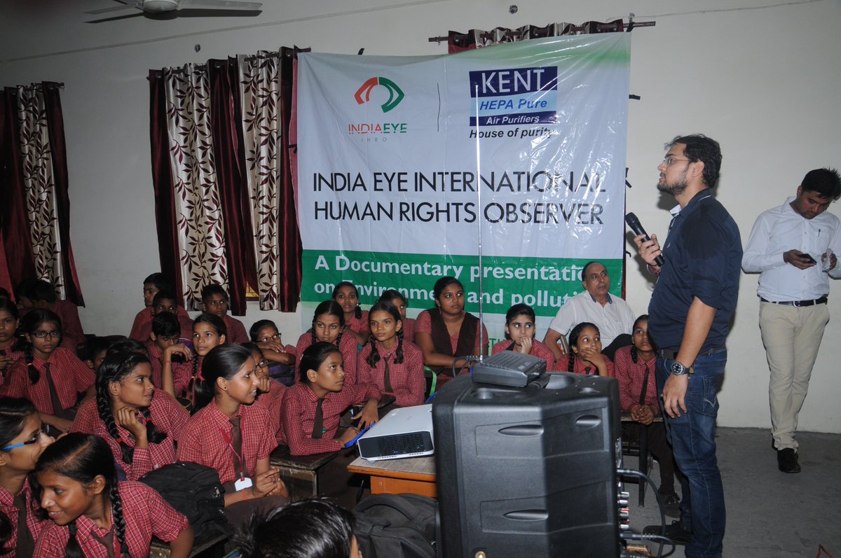 thinkenvironmnt's tweet image. Awareness Campaign and Documentary Presentation in Priya Adarsh School, Delhi. 

#THINKENVIRONMENT
#INDIAEYEIHRO