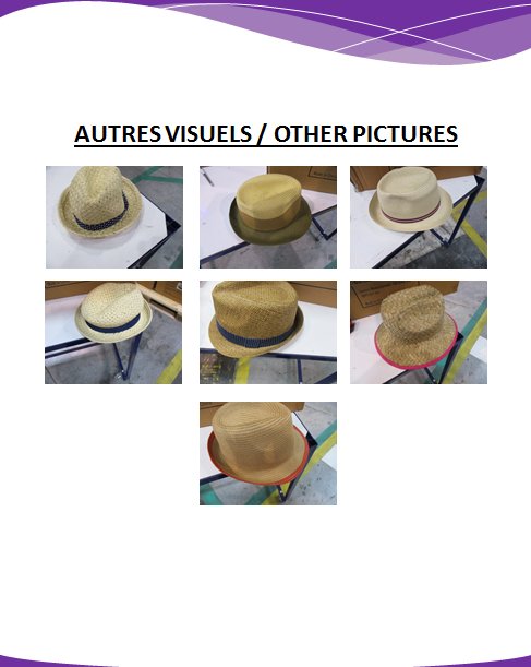 yaka_ht's tweet image. VENTE LOT #CHAPEAU DE #PAILLES
#soleil #destockage #negoce #achats #horstaxes
Plus d'infos : contact@yaka-ht.com