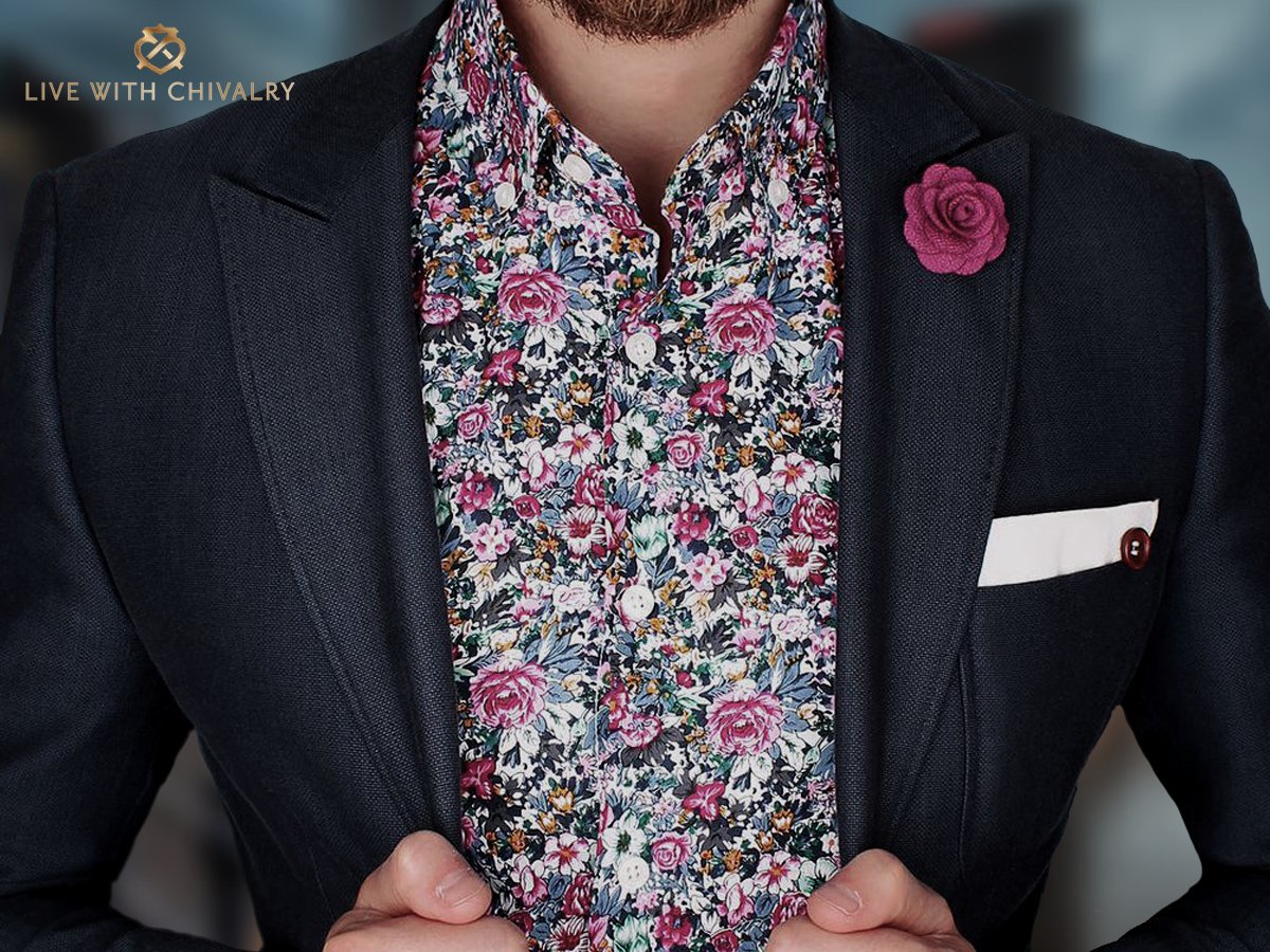 A patterned shirt makes a stylish summer comeback. #LiveWithChivalry