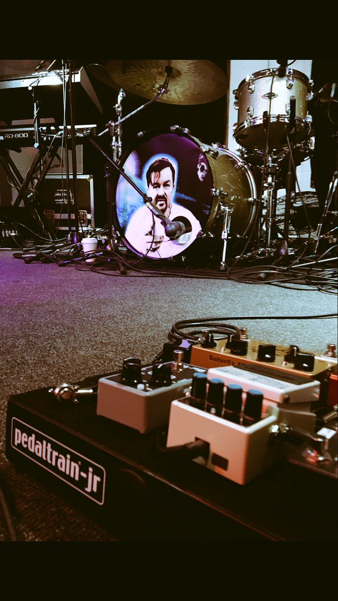 Rehearsals with #ForegoneConclusion for our free open air gig in Leicester Square this Wednesday before the premiere