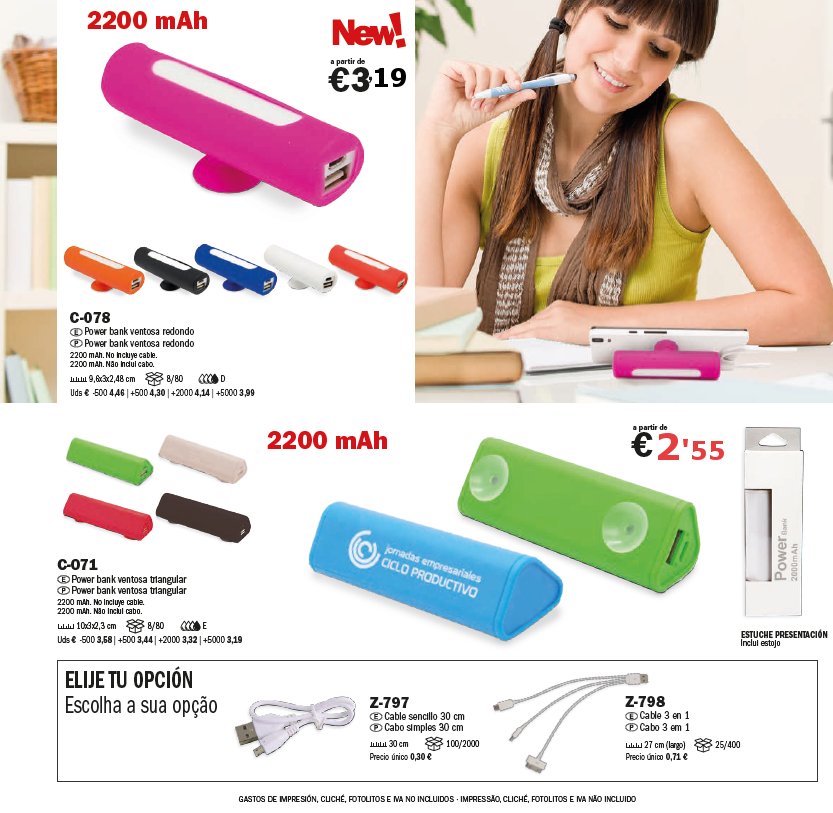 Nuevas OFERTAS!!!
Ahora te ofrecemos nuestros POWER BANKS!!!
NO TE QUEDES SIN BATERÍA EN TU MÓVIL!!!