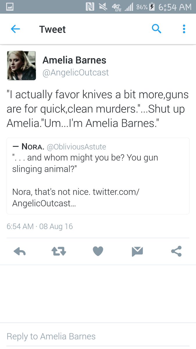 AngelicOutcast's tweet image. ||This is what happens when I incorporate my personality into my character.

FYI I AM NOT A MURDERER.