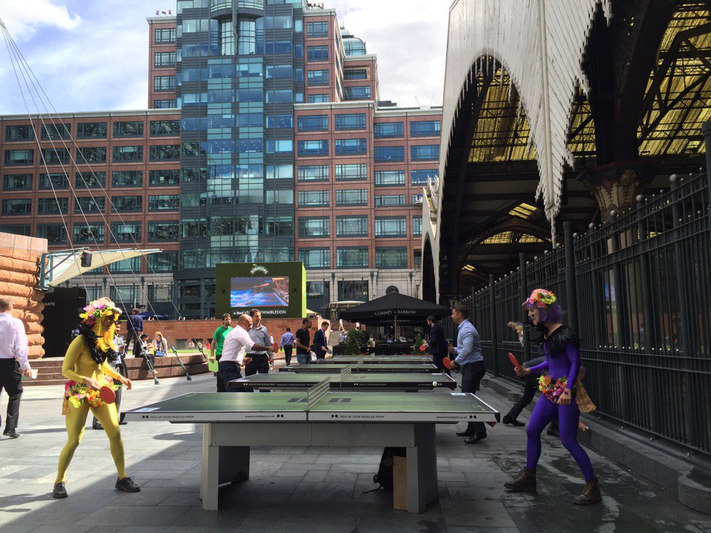 PingLondon2015's tweet photo. Get in the #Rio2016 spirit and play ping pong this lunchtime @BroadgateLondon @ping_tweets https://t.co/QwPXTJKO6D