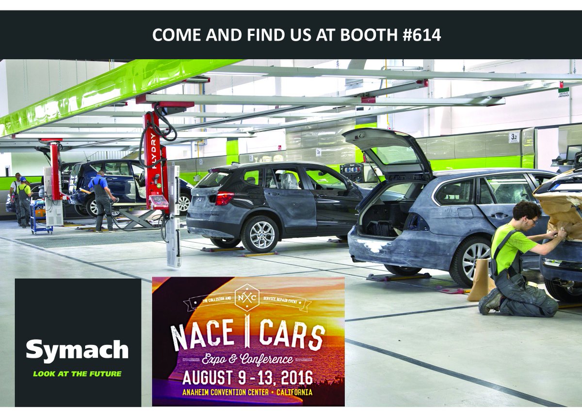 SYMACHSRL's tweet photo. Ready for NACECARS **Come and find us at booth #614!! #NACECARS #NACEEXPO #NACE2016 #symach @NACE_Expo https://t.co/GZ0hX7kKfA