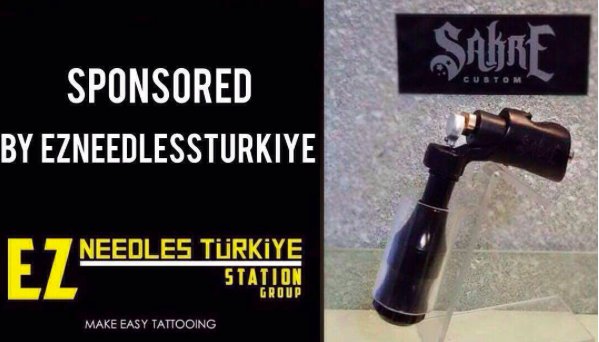 Ez Needles Türkiye olarak ünlü dövme sanatçısı Coşkun Şakre ile sponsorluk anlaşması yaptık!
