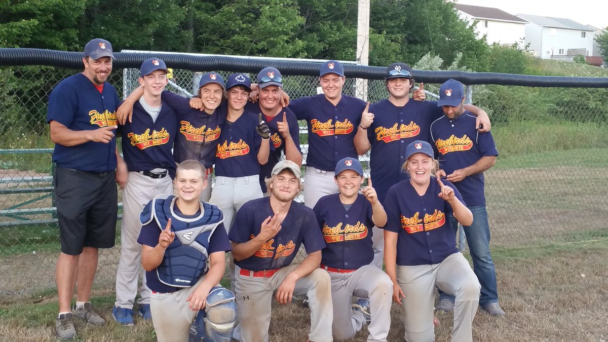Novascotian17's tweet photo. Weymouth Firebirds are on their way to Provincials #SummerPerfectGame @Firebird04 @Ebonyfur23 @laurenmullen200 https://t.co/odYSyIPQkK