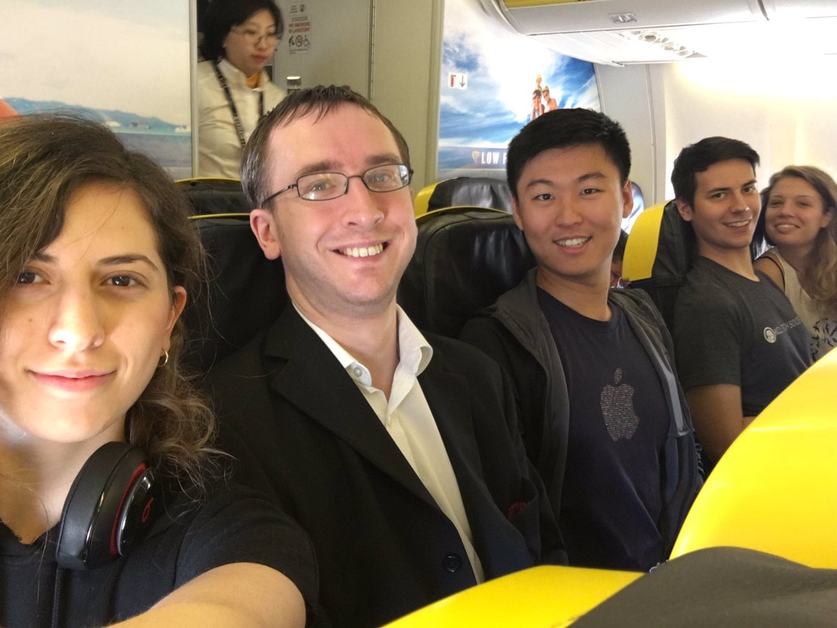 KCLTech's tweet photo. Ready to go back to London. Thank you @AndrewIColes for coming with us and being a judge. #HackCortona https://t.co/6DlVKrj8Gg