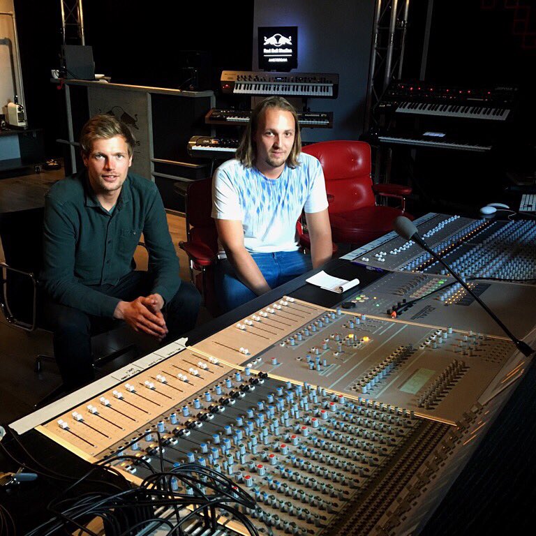 Larrykoek's tweet photo. Finishing our new track @redbull studio's Amsterdam! 🎛😄 #LarryKoek #demiramusic #nhyx #DeepHouse https://t.co/mb1QQKpFTG