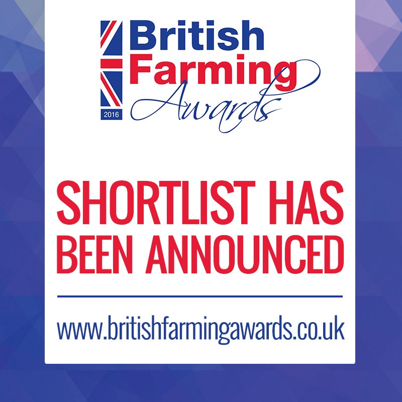 FarmingAwards's tweet image. We are very pleased to announce the shortlist for this year's British Farming Awards #BFA16 bit.ly/2aLyl2H