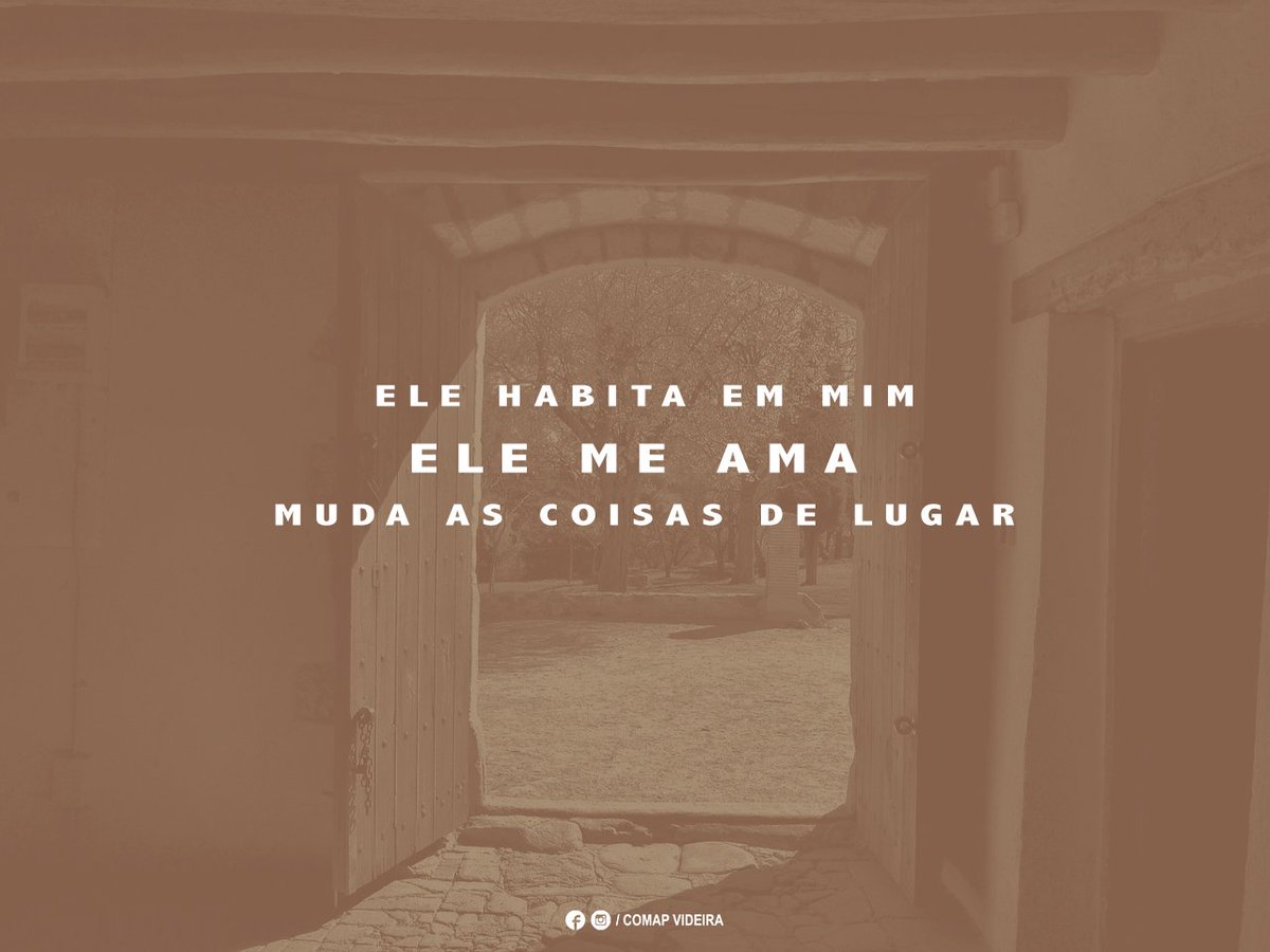 comap_Videira's tweet image. 1 Coríntios 3:16,17