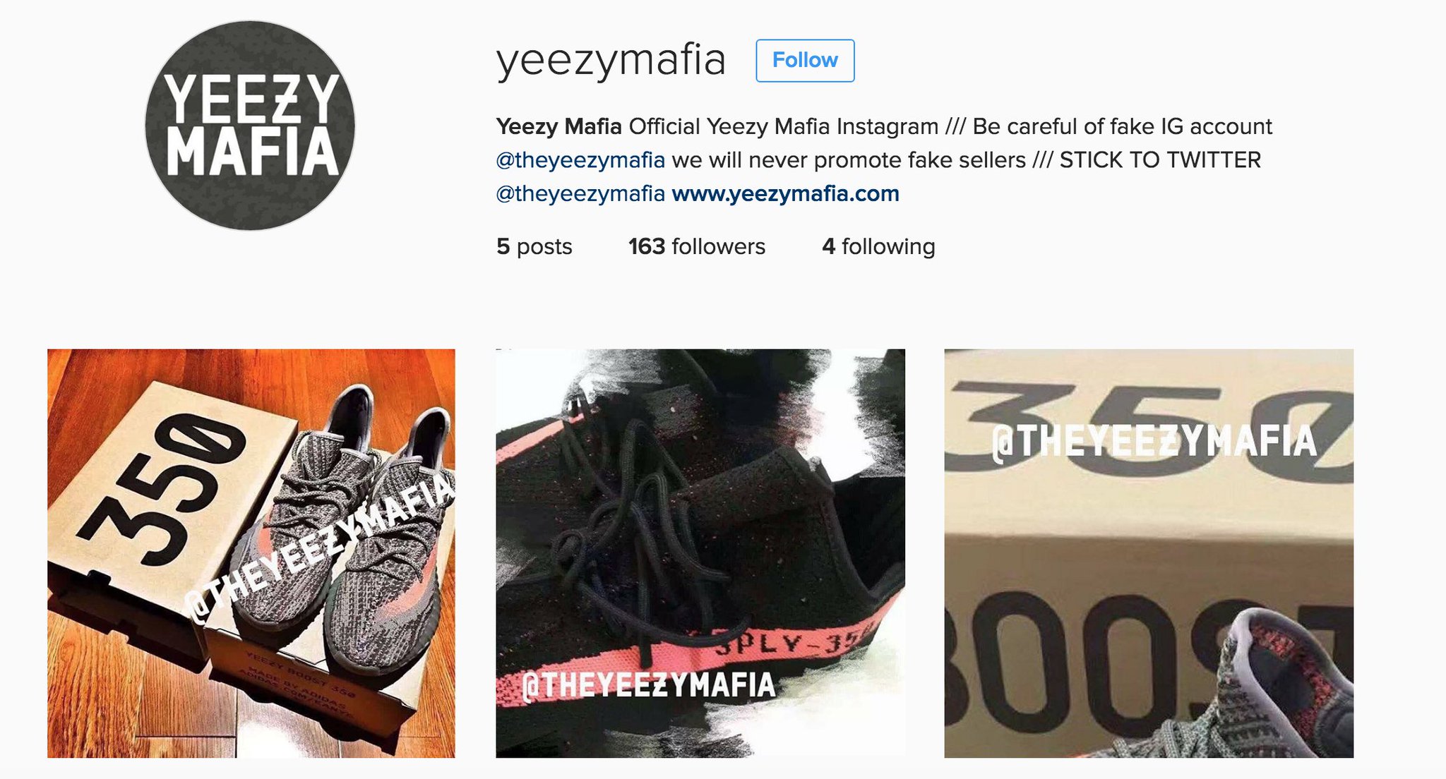 yeezy mafia instagram