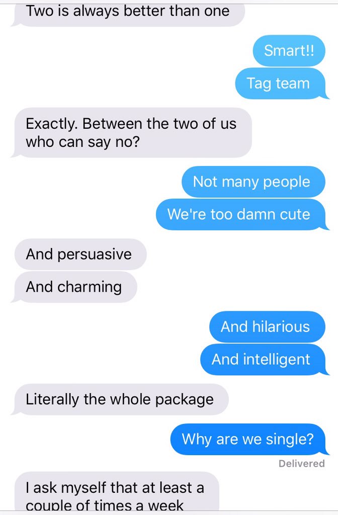 karaajayy's tweet photo. God bless the possible future husband.. The sass is real π #bffconvos https://t.co/qjbhUH8sWn