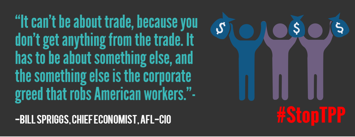 funkinatrix's tweet photo. Corps given special protections in #TPP, while communities' investments in same corps aren’t … https://t.co/sewBjYOmIf