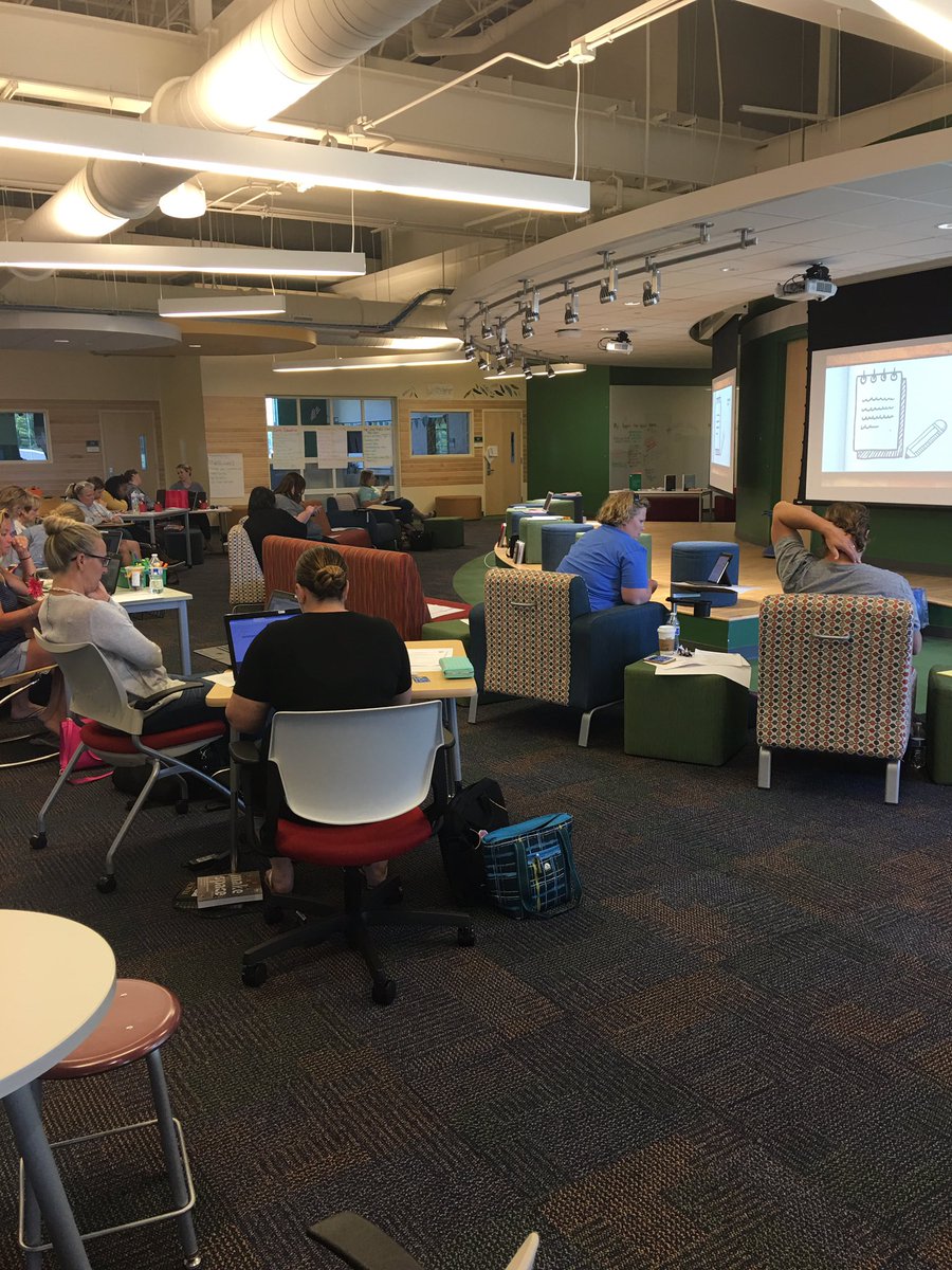 MsKateThoma's tweet photo. Thinking through "must haves" after our power brainstorming session! #rethinkspace #flexiblelearningspaces https://t.co/QI5w8qN76T