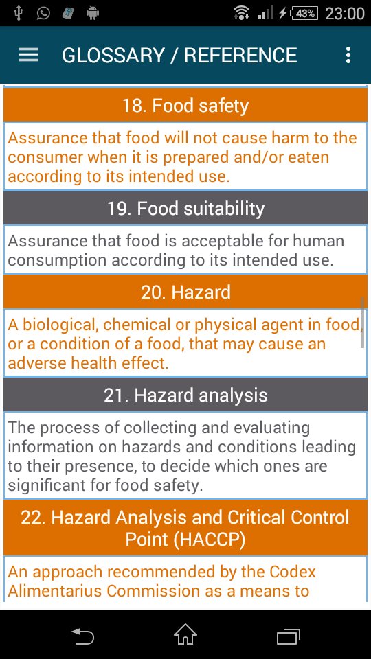 morideckapp's tweet image. Hello, I recommend GMP Food Safety. New free app. Thanks play.google.com/store/apps/det…