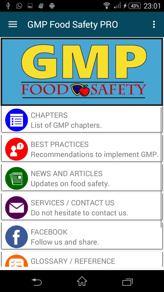 morideckapp's tweet image. Hello, I recommend GMP Food Safety. New free app. Thanks play.google.com/store/apps/det…