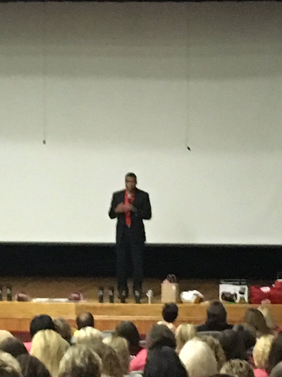 Jeremiah Castille sharing with Boaz City Schools today. Awesome man with an awesome story!!! #h2o