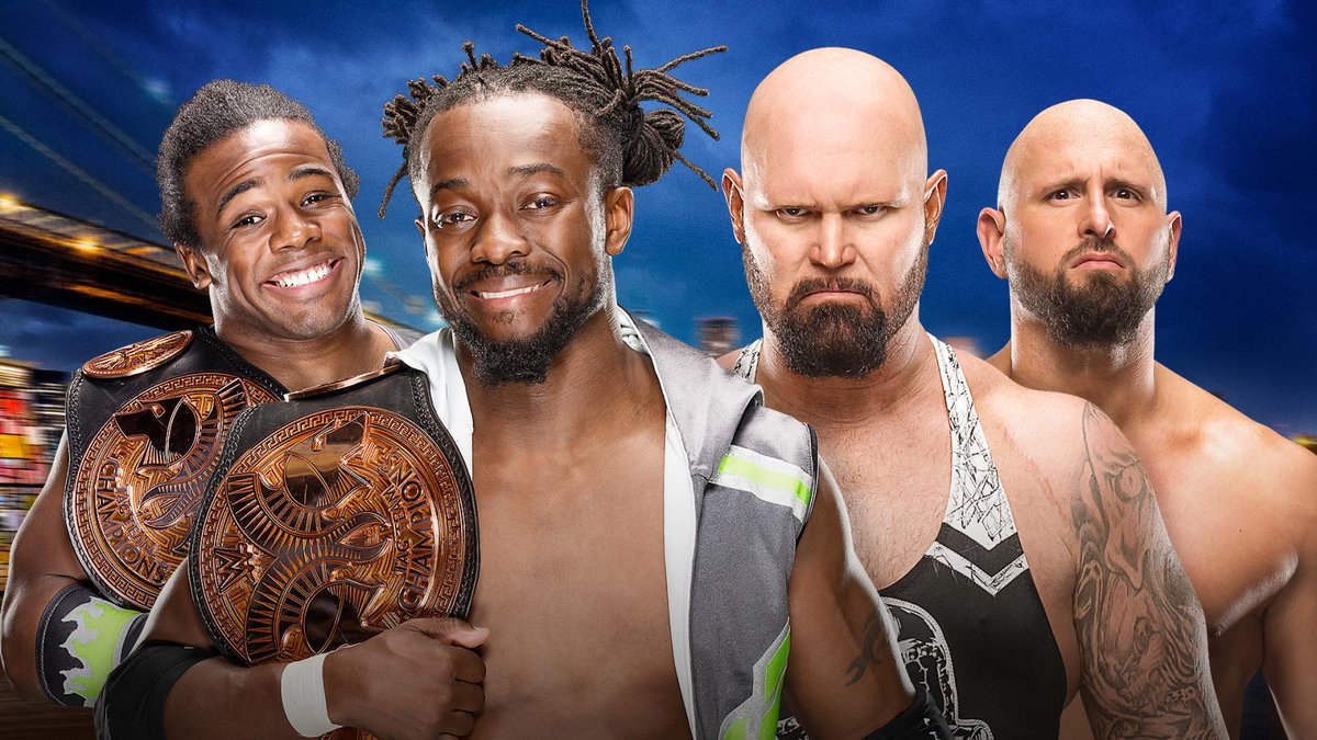 SummerSlam's tweet image. BREAKING: #TheNewDay will defend the #TagTitles against #GallowsAndAnderson at #SummerSlam! wwe.me/aydlab