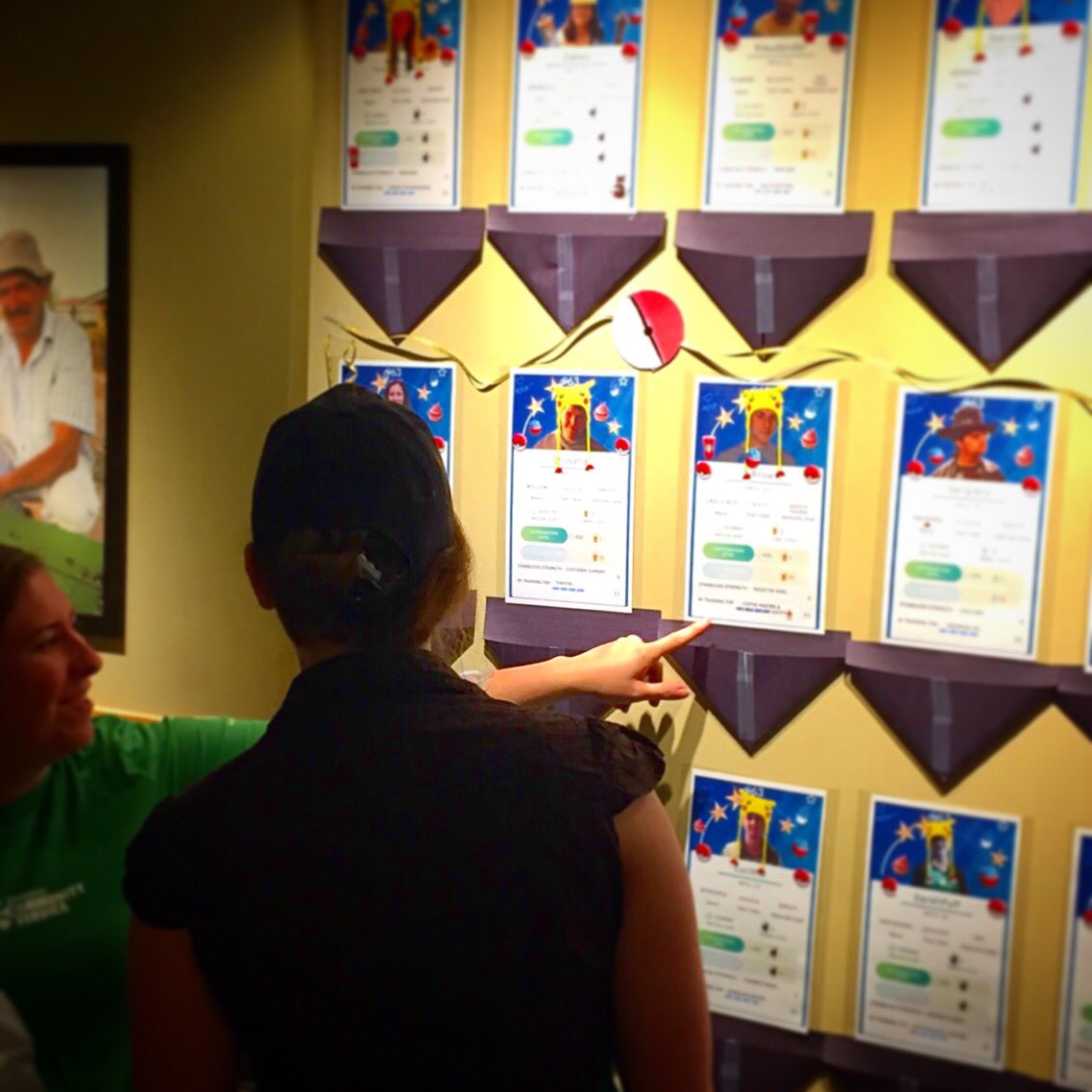 SBucksMillPlain's tweet photo. Come find your favorite barista on our PokéWall! &amp; leave a note to so how much you appreciate them! #tobeapartner https://t.co/VJqdc1Noly