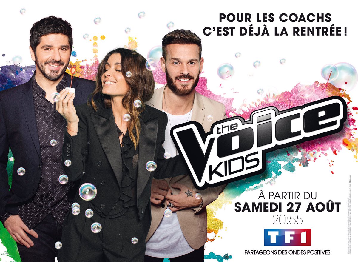 MPokora's tweet photo. Rdv à partir du samedi 27 août sur TF1! Cc @JeniferOfficiel @patrickfiorioff @nikosaliagas #thevoicekids #tf1 https://t.co/ry76YFUVME