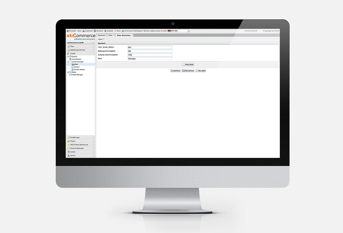 BlackbitDigital's tweet photo. Startseitenslider einpflegen leicht gemacht: Alle #xtCommerce5 Funktionen im Backend testen: https://t.co/jaLzTUbTjd https://t.co/MfwS3gvcTG