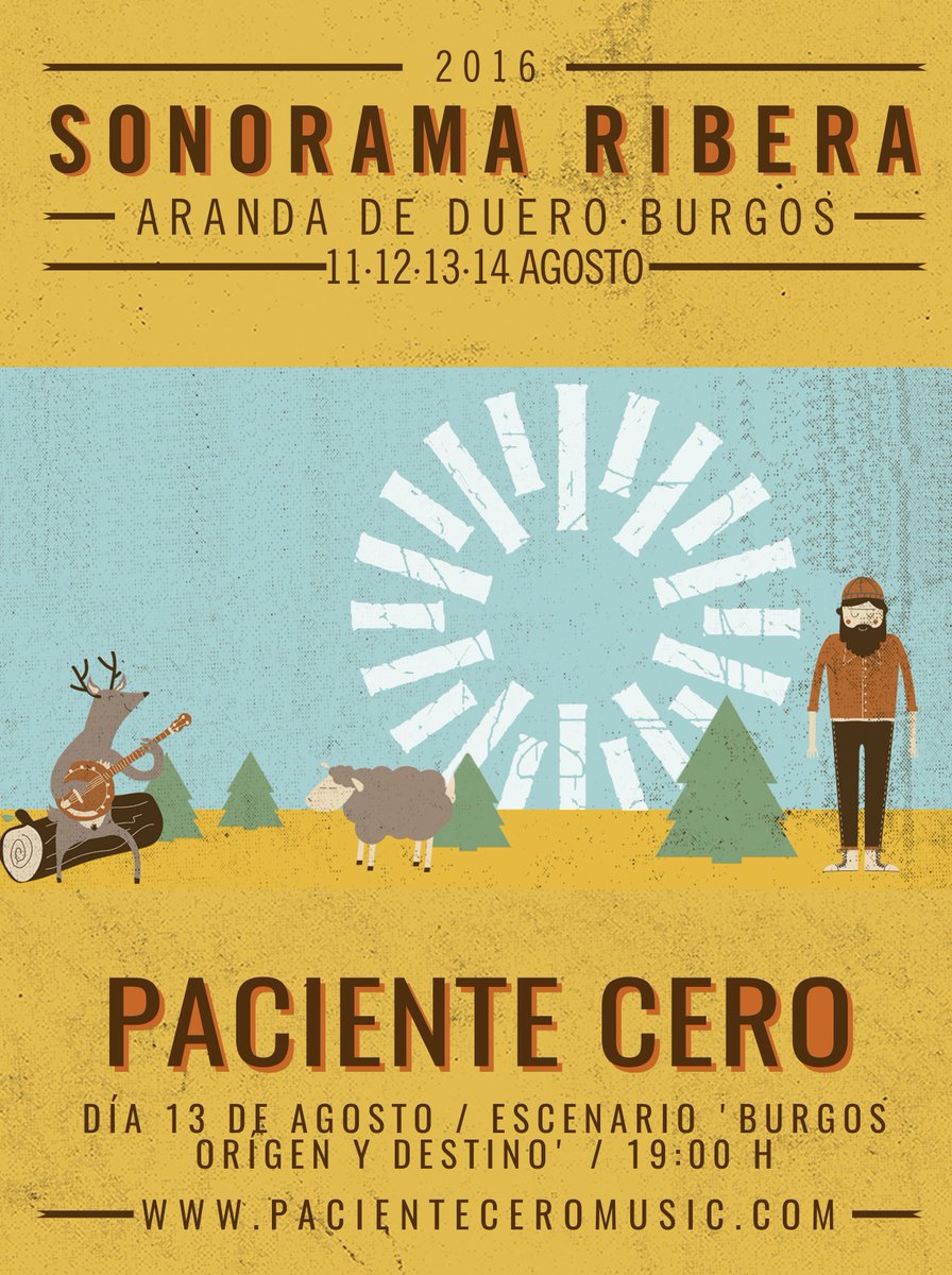 PacienteCero's tweet image. ¡Sonorámicos! Nos vemos ESTE Sábado a las 19h en el escenario "Burgos Origen y destino" RT📢😄
open.spotify.com/album/2A27xm87…