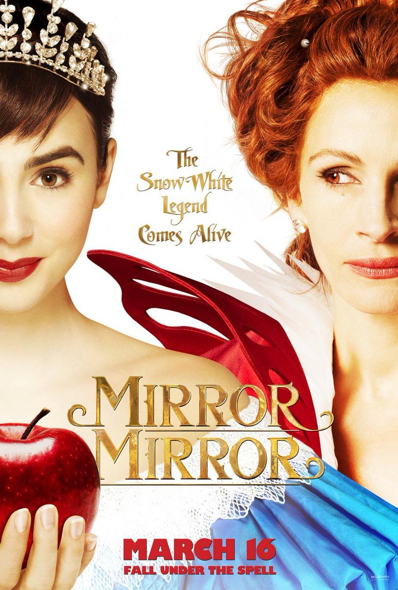Film4's tweet photo. At 4.40pm, Julia Roberts, Armie Hammer & Lily Collins star in Tarsem Singh's lavish fantasy adventure Mirror Mirror. https://t.co/0qj7N9pw4G
