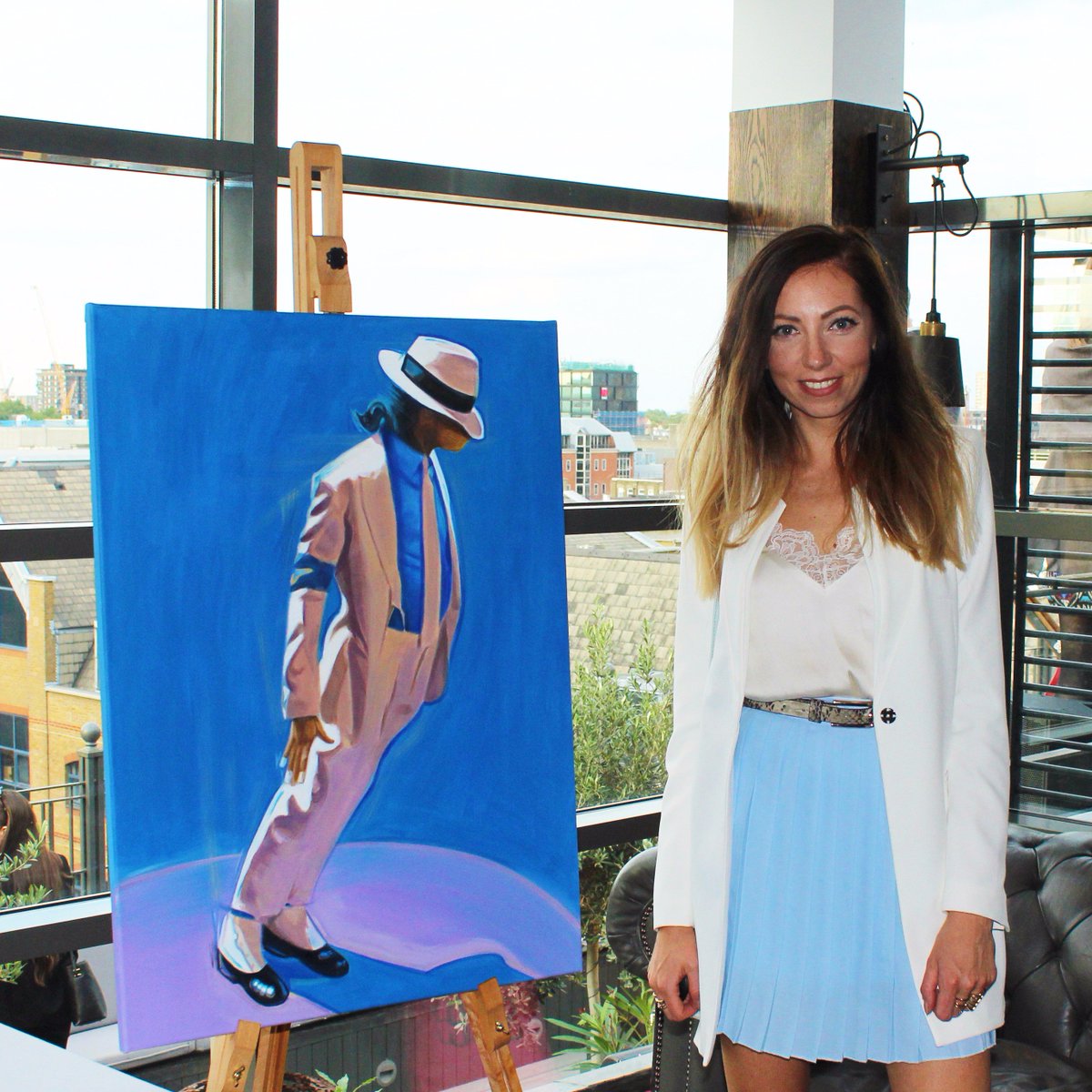 DanielBrooksArt's tweet photo. WAU Roof Terrace Party #artexhibition #eightmembersclub #danielbrooksart https://t.co/kDlBAA8yR7