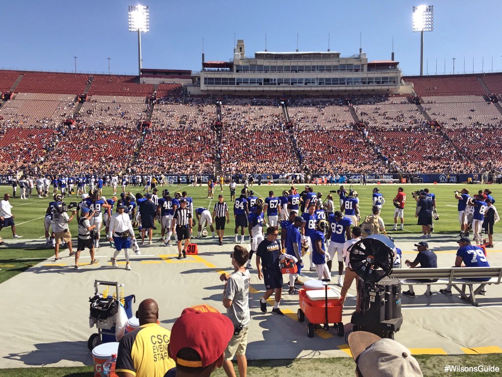 WilsonsGuide's tweet image. New #WilsonsGuide post: Watching the @RamsNFL hold #RamsCamp at the Coliseum this weekend! bit.ly/WGsports
