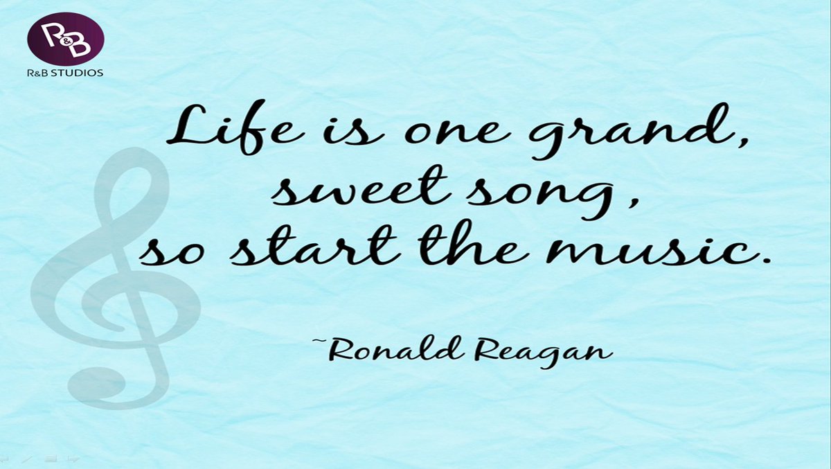 rbstudiosmumbai's tweet photo. Start #Music to Enjoy #Life! https://t.co/9qmkvbCIFI