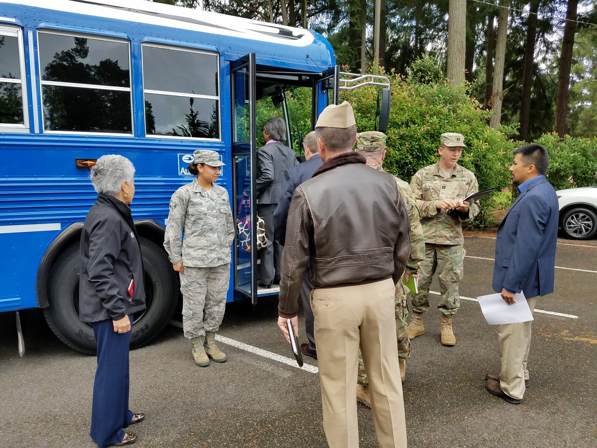 WDVA's tweet photo. Excited to visit numerous transition centers across @JBLM_PAO today. Synchronizing transitional efforts in WA #WSMTC https://t.co/IVuC20QY0O