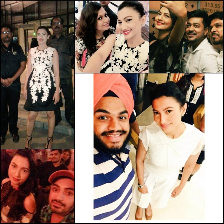 gau_angel's tweet photo. Definitely Queen Of Millions Hearts โค
clicks with fans ๐ #FeverPromotions
#GauaharKaFever ๐ https://t.co/klDYkbp6Gh