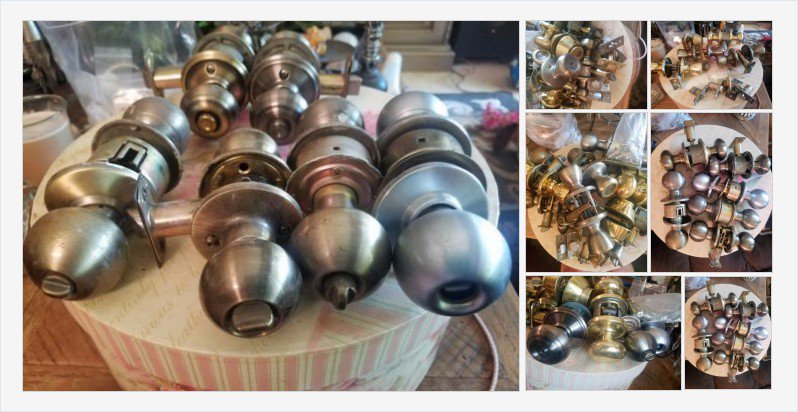 DARLINGXXDARLA's tweet image. Lot 17 Vintage Lock Keyed Replacement Knobs Heavy Duty Door Knob #uslock #schlage #kwikset ebay.com/itm/3319045676…