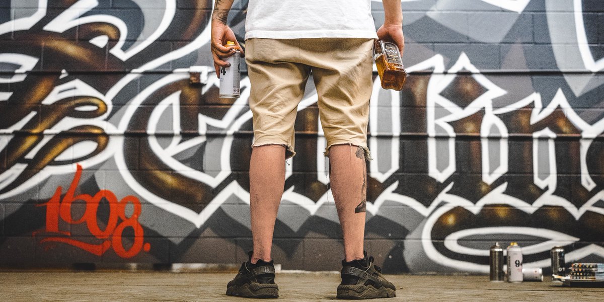 BushmillsUSA's tweet photo. Graffiti artist Reck mastered the art of risk at a young age. Remind you of anyone? #blackiscalling https://t.co/NUMytnDagW