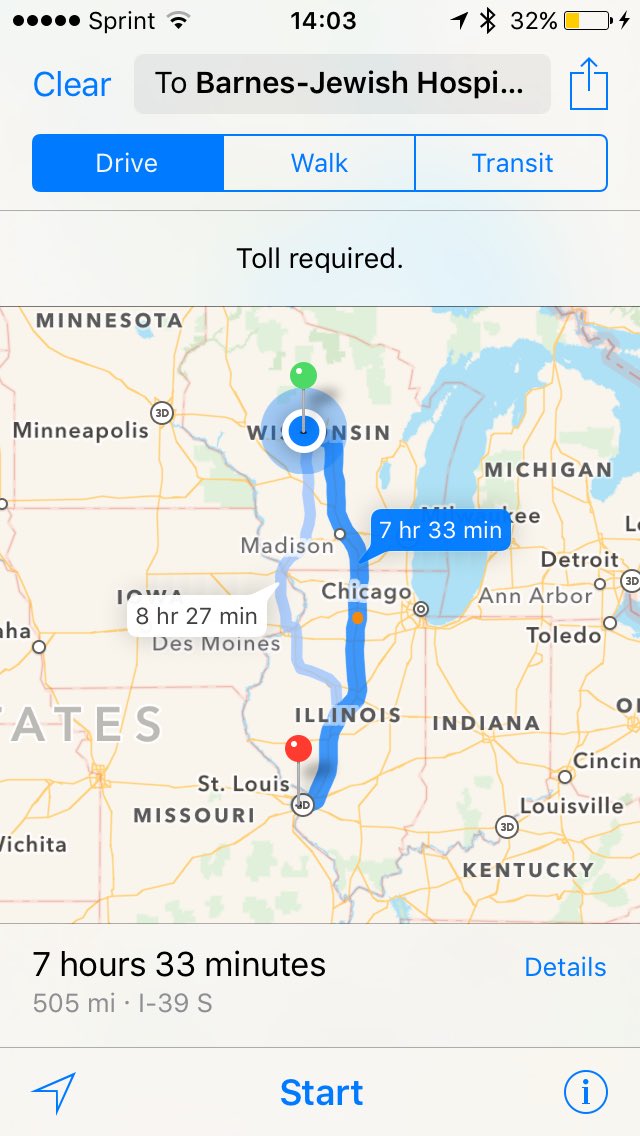 On the road again