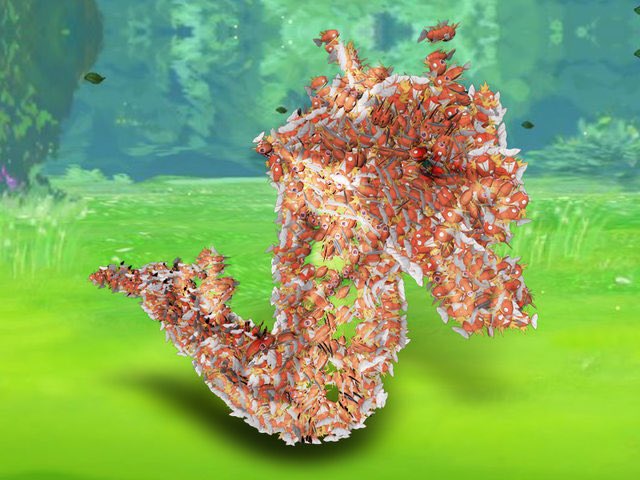 This Gyarados made of Magikarps is what some would consider nightmare fuel

#PokemonGO