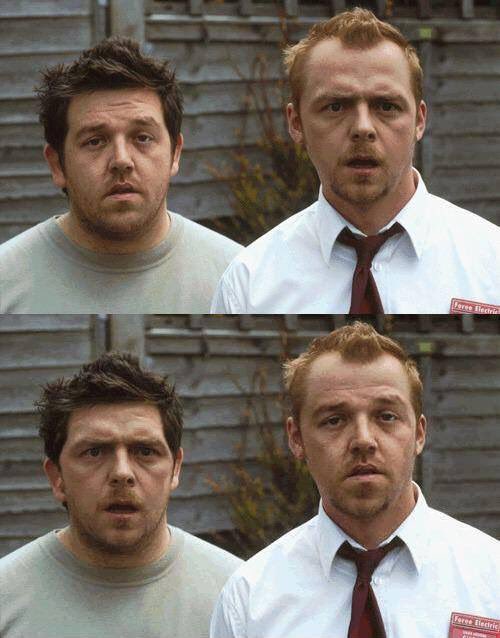 OGTCult's tweet photo. Leaving this #faceswap here to remind you that #ShaunOfTheDead playing this Friday at 11pm @TheOldGreenbelt #OGTCult https://t.co/4AWtBSMjFQ