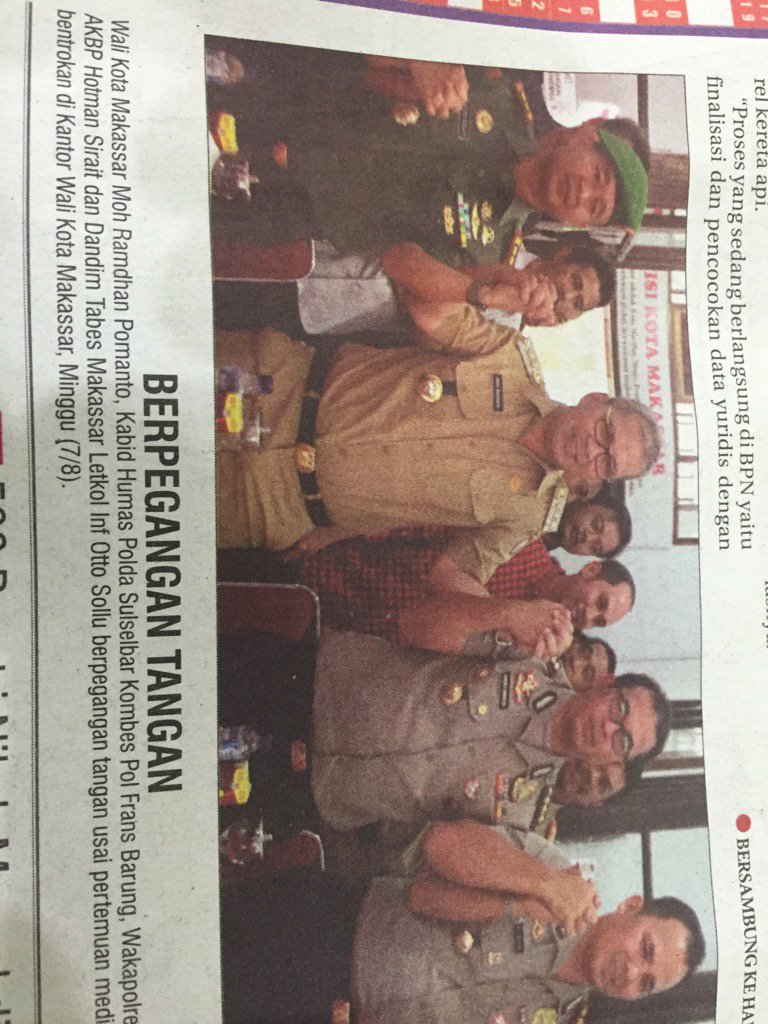 Mari kita jaga secara bersama menjaga Sulsel lebih aman