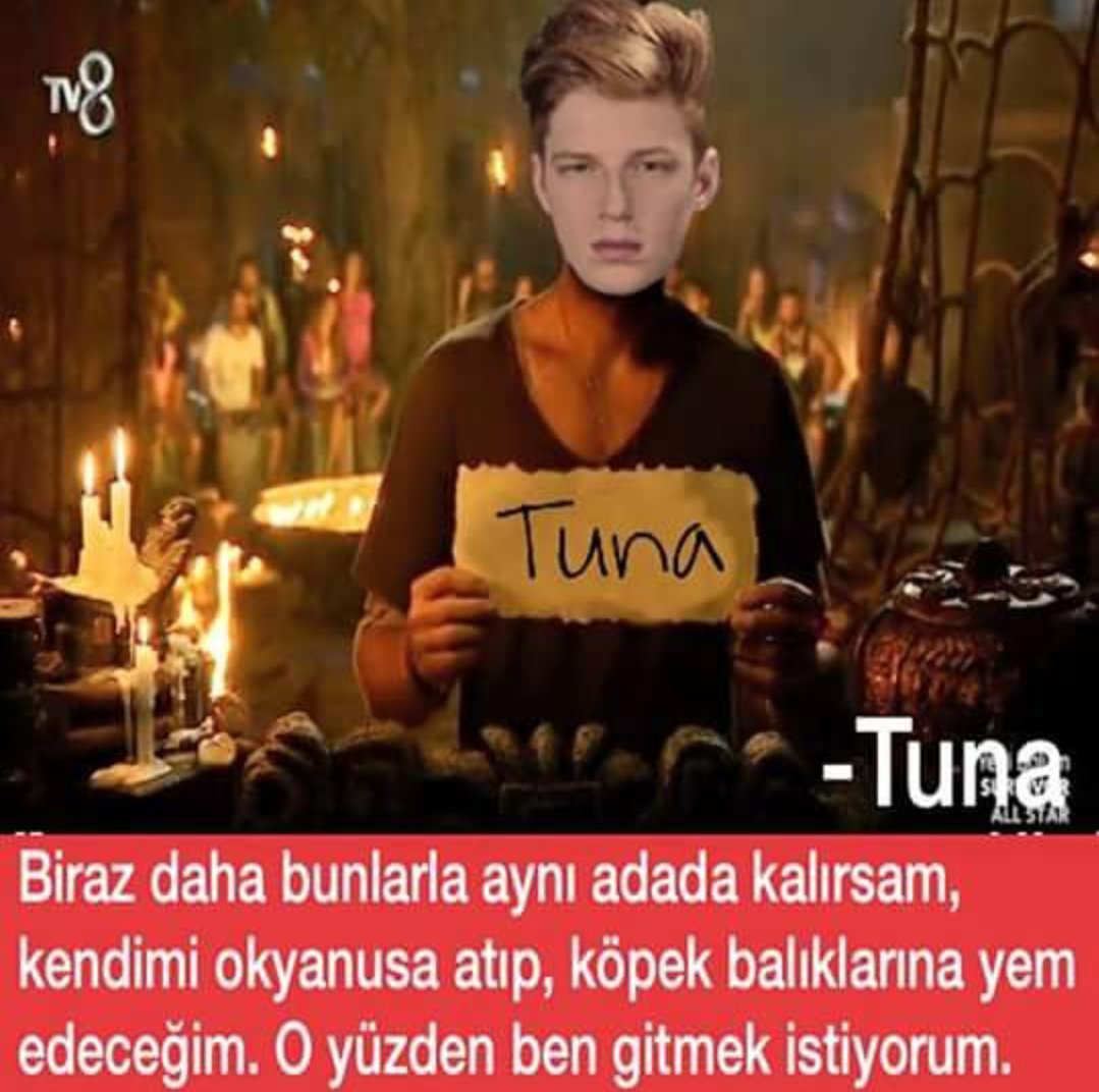 😂😂😂 Tuna ve egosundan bende istiyorum. Plss <a href="/sosyalotaku/">Büşkivi 🐿</a> özel survivor bölümünden 😂😂