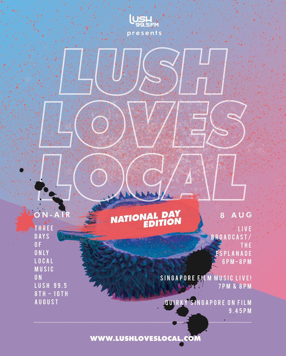 dillyrious's tweet image. Best National Day festivity that makes me a lil' more patriotic than usual.  #AllLocalAllDay #lushloveslocal