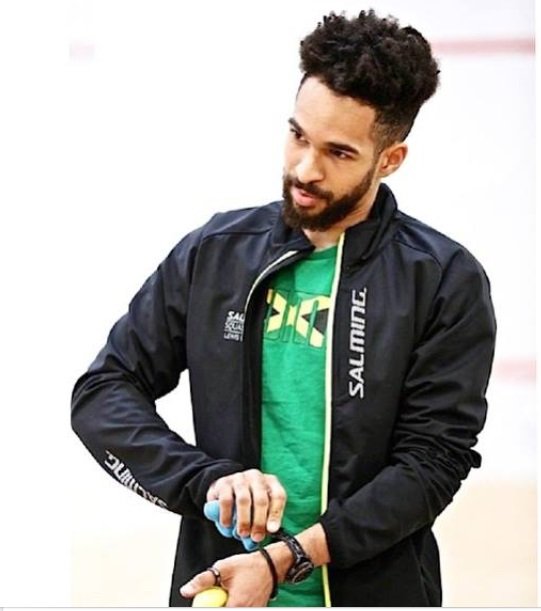 JamaicaSquash's tweet photo. Wishing @lewis_walters all the best as he goes for his first Caribbean squash title. #TeamJamaica  #CasaSquash https://t.co/DFWQKJq7k8
