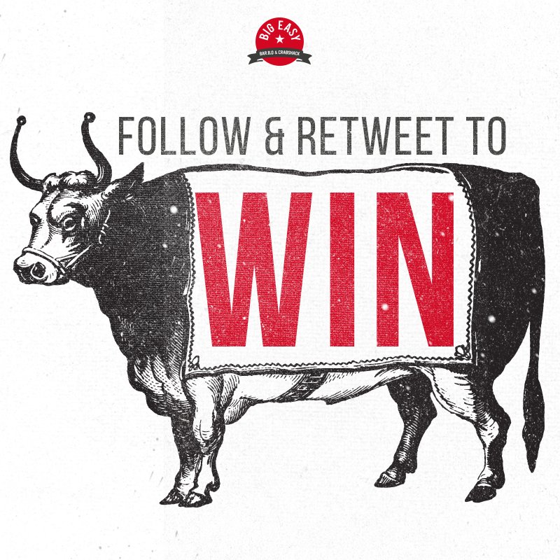 BigEasyLondon's tweet photo. We’re giving away a meal for two at #BigEasyCoventGarden, just follow and RT for your chance to #WIN! https://t.co/aGImB2TyV4