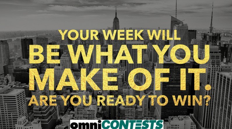 omniCONTESTS's tweet photo. Go forth and seize your week! #omniCONTESTS #awards #contests #scholarships https://t.co/P0vvIIaQmE https://t.co/JDbM1BfaGo