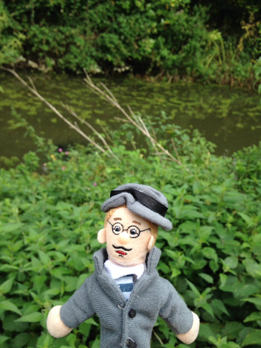 James Joyce is down by the river