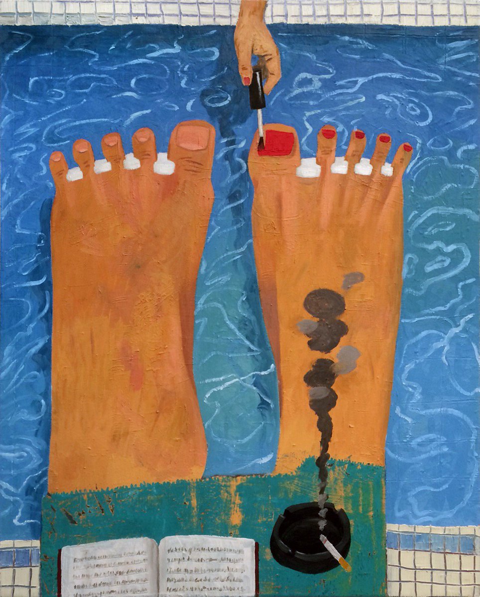 RIPpainting's tweet photo. Paul Gagner talks about his paintings, humor, self-help books and more with Michael Levin. https://t.co/GDUbFuTXzk https://t.co/f9cuec1rel