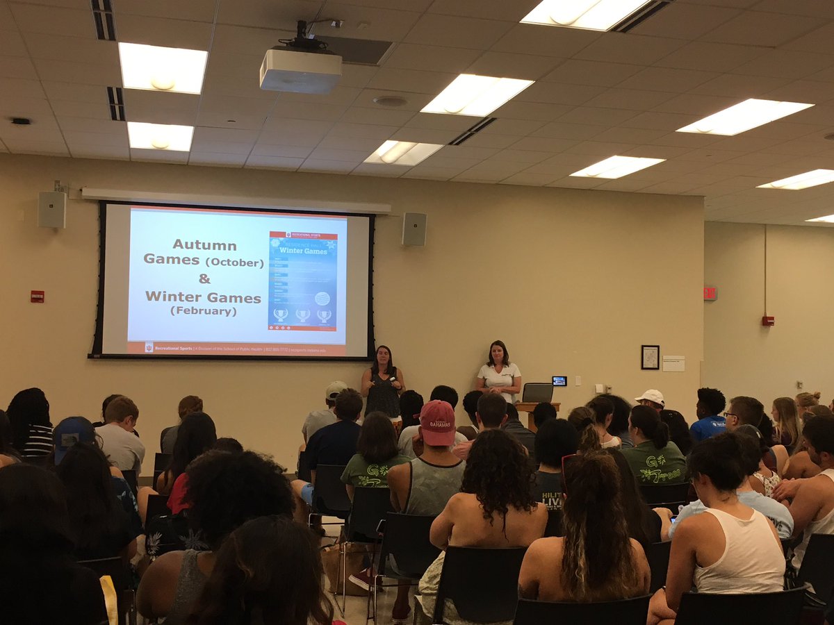 trainRPS's tweet photo. Getting great information on RecSports for the Fall. #trainRPS #iureslife https://t.co/fi3qNxmjSM